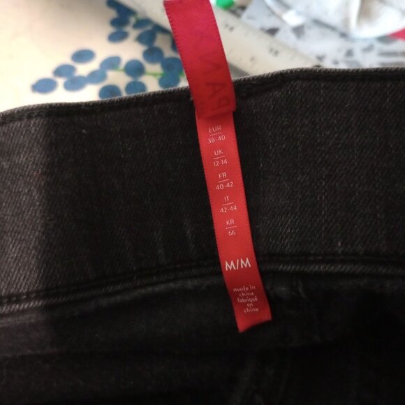 Spanx Womens Black Stretch Skinny Jeans M Medium - Picture 5 of 5